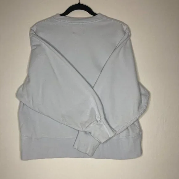 AYR All Year Round The Sweatshirt Crewneck Light Blue Small Classic 100% Cotton - Picture 11 of 12